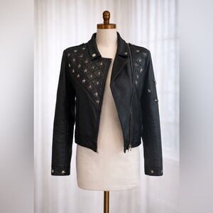 Faux cowboy leather jacket. ✨